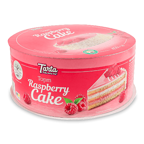 Торт Tarta Raspberry cake бісквітний