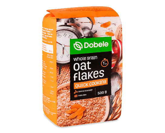 Пластівці Dobele вівсяні подрібнені