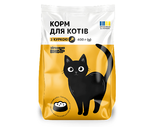 Корм для котів Зірковий вибір з куркою
