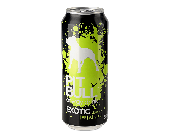 Напій енергетичний Pit Bull Exotic безалкогольний сильногазований з/б