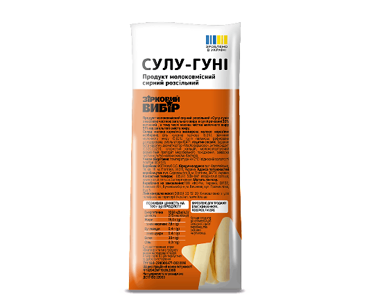 Продукт сирн Зірковий вибір Сулугуні копч пал 30%