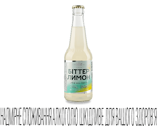 Напій слабоалкогольний Оболонь Біттер Лимон