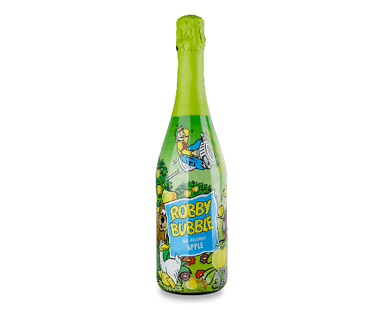 Шампанське дитяче Robby Bubble Яблуко із соком