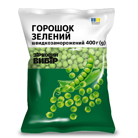 Горошок зелений Зірковий вибір швидкозаморожений