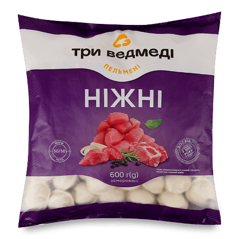 Пельмені Три ведмеді Ніжні