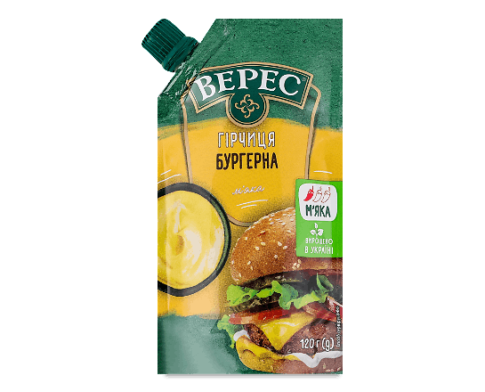 Гірчиця Верес Бургерна м'яка