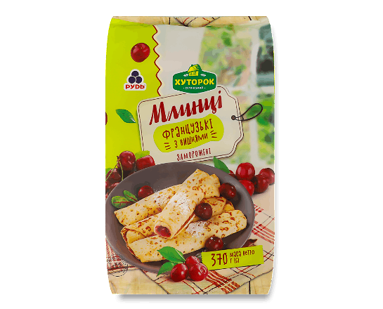 Млинці Хуторок Французькі з вишнями