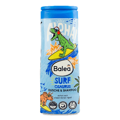 Гель для душу та шампунь Balea Surfosaurus дитячий