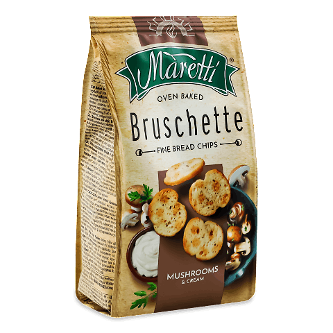 Брускети Maretti гриби з сметаною