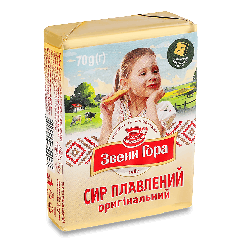 Сир плавлений Звени Гора Оригінальний 36%