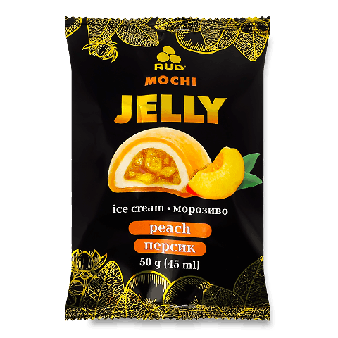 Морозиво Rud Mochi Jelly Персик пломбір