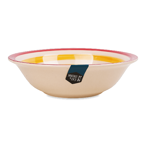 Миска супова Eat&Drink синьо-червона 17см 985218