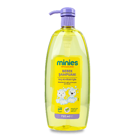 Шампунь Minies для волосся та тіла дитячий