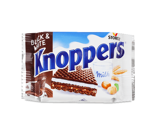 Вафлі Knoppers чорно-білі