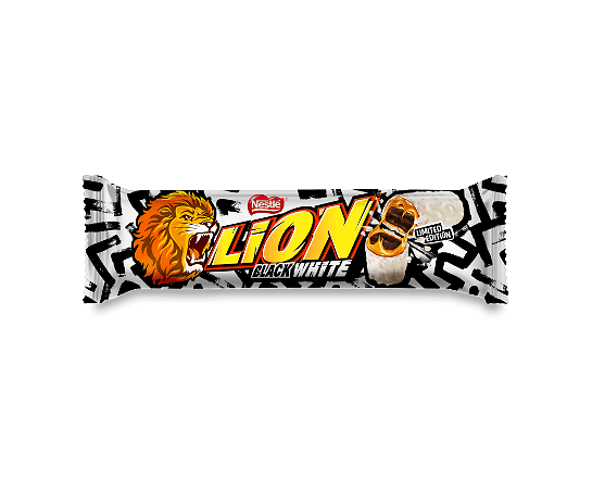 Батончик Lion Black&White зі смаком брауні