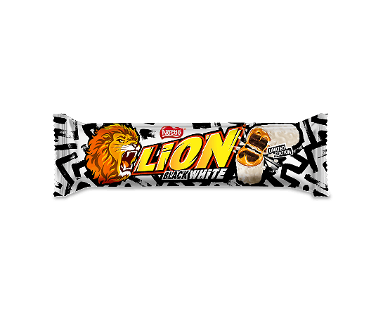 Батончик Lion Black&White зі смаком брауні