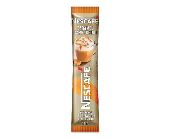 Напій кавовий Nescafe Caramel cappuccino розчинний