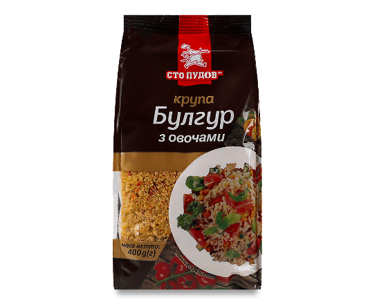Крупа Сто пудів Булгур з овочами