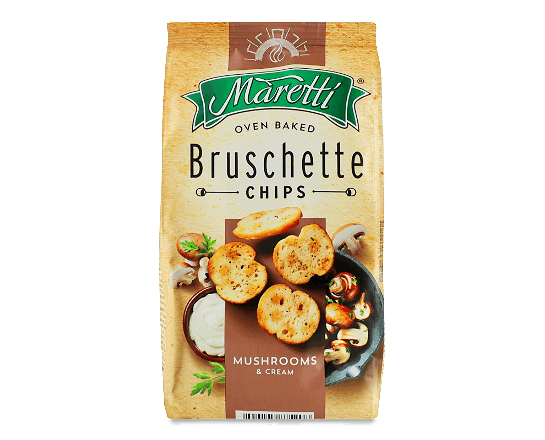 Брускети Maretti гриби з сметаною