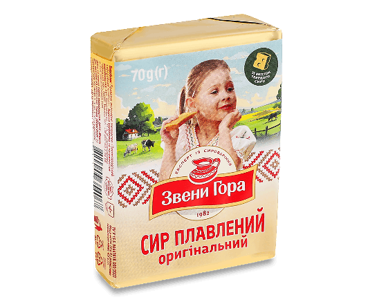 Сир плавлений Звени Гора Оригінальний 36%