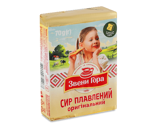 Сир плавлений Звени Гора Оригінальний 36%