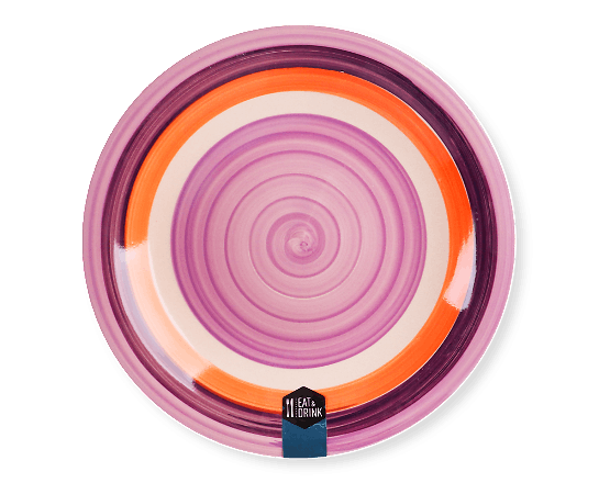 Тарілка салатна Eat&Drink лавандова 19см 985220