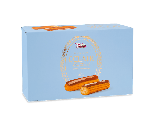 Тістечка Tarta Еклер з карамеллю заварні