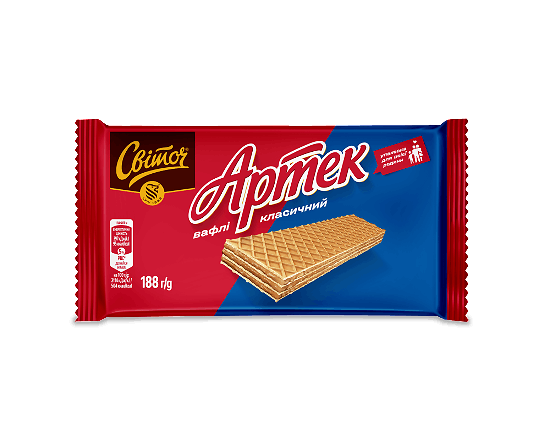 Вафлі Світоч Артек класичні