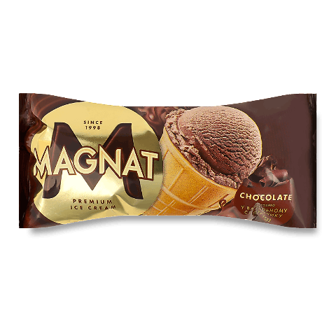 Морозиво Magnat Сhocolate у вафельному стаканчику 12%