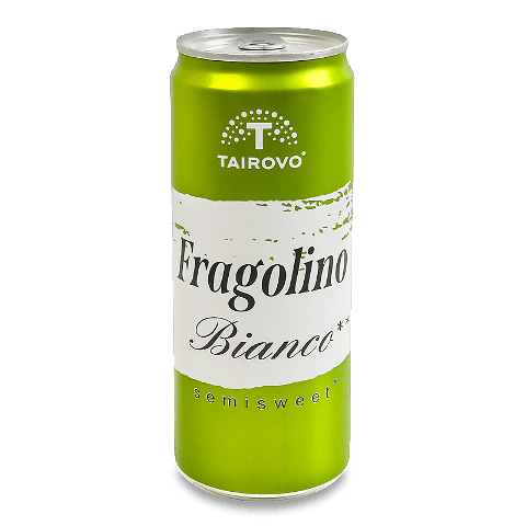 Напій винний Таїрово Fragolino білий н/сол газ з/б