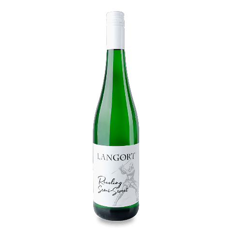 Вино Langort Riesling біле напівсолодке