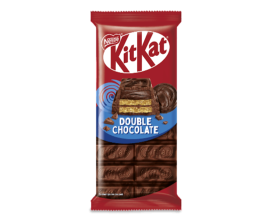 Шоколад Kit Kat Double chocolate молочний та чорний
