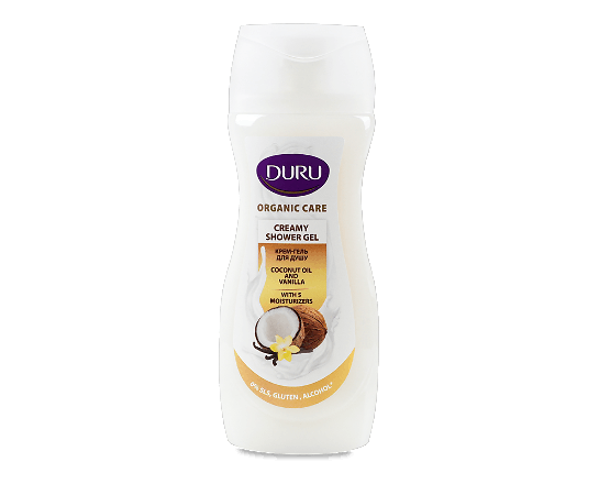 Крем-гель для душу Duru Кокосова олія та ваніль