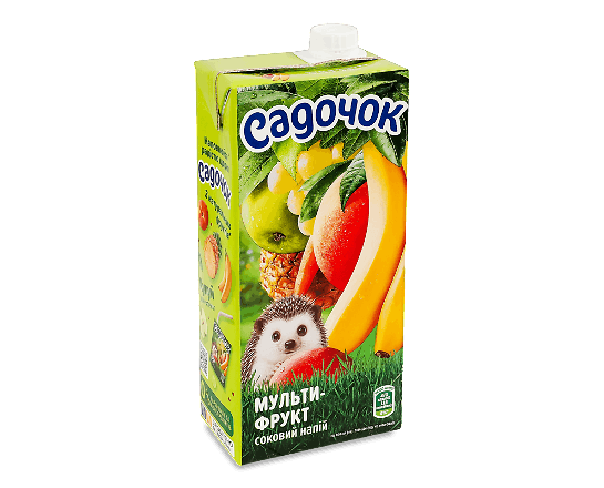 Напій соковий Садочок мультифрукт з м'якоттю