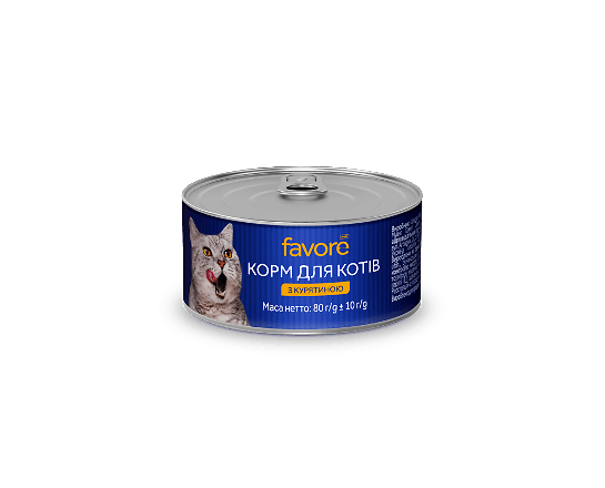 Корм для котів Favore з курятиною