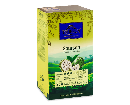 Чай зелений Thurson Soursop з ароматом соу-сеп