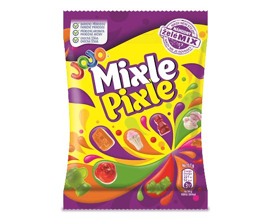 Цукерки Jojo Mixle pixle з фруктов смаками желейні